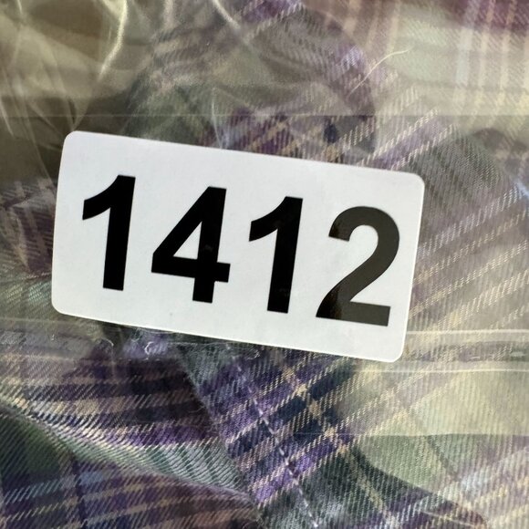 Polo Ralph Lauren Mens Plaid Button‎ Down Shirt Size L Green Long Sleeve Pony - Picture 7 of 7